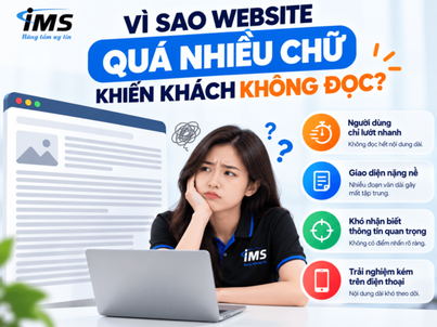 Vì sao website quá nhiều chữ khiến khách không đọc?